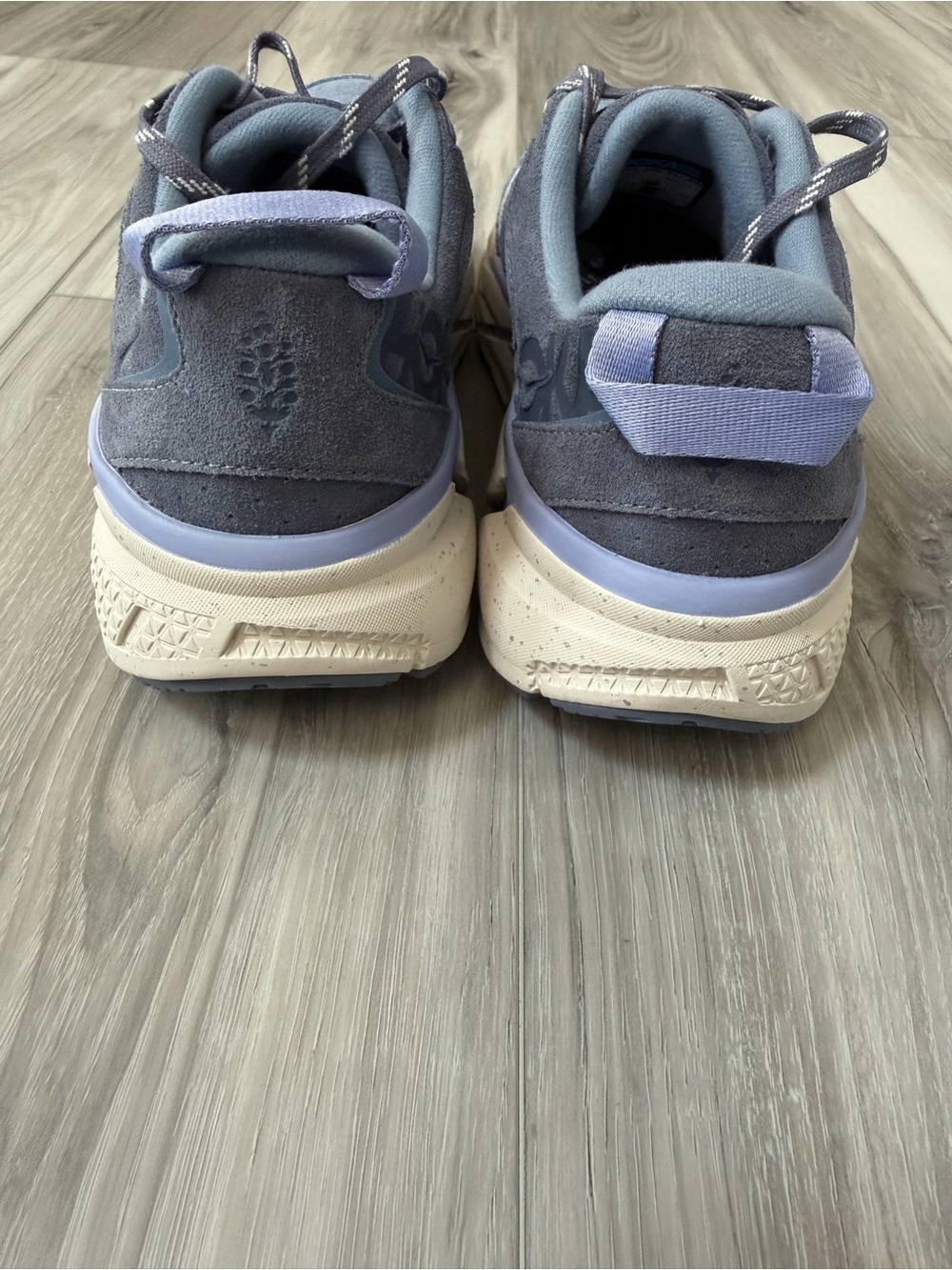 HOKA x FP Movement Clifton L Suede Sneakers OCN Blue Purple W 8.5 EU 40⅔ - Picture 7 of 10